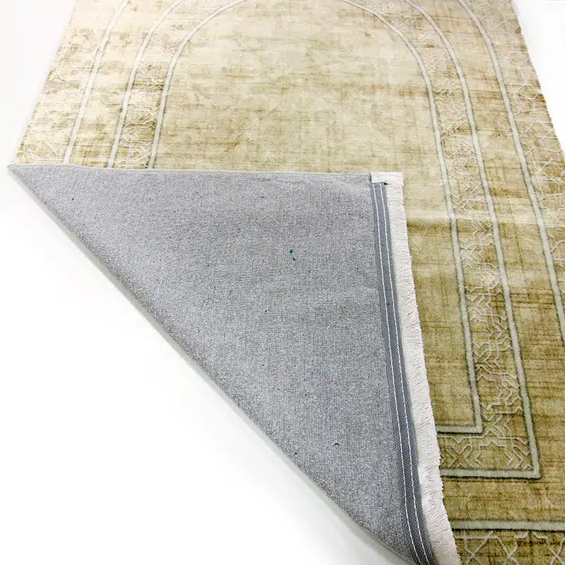 Gusto Seccade Gold With White Pattern Prayer Mat
