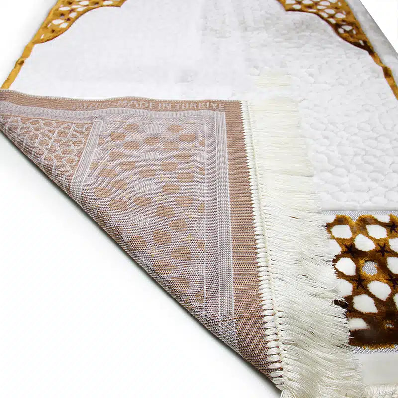 Megane Seccade Bronze And White Pattern Prayer Mat