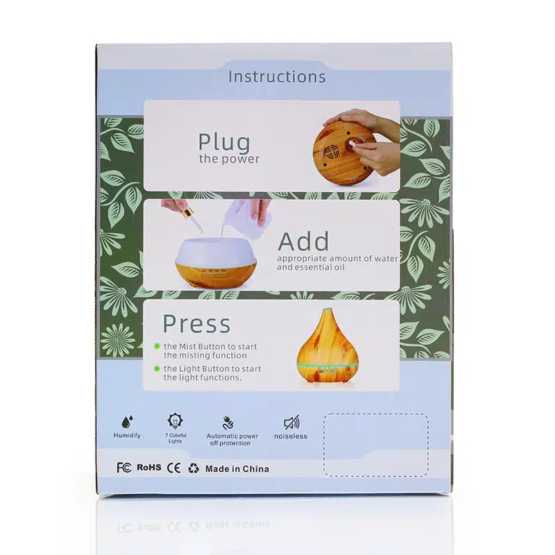 Curved Light Wood Humidifier AM00966