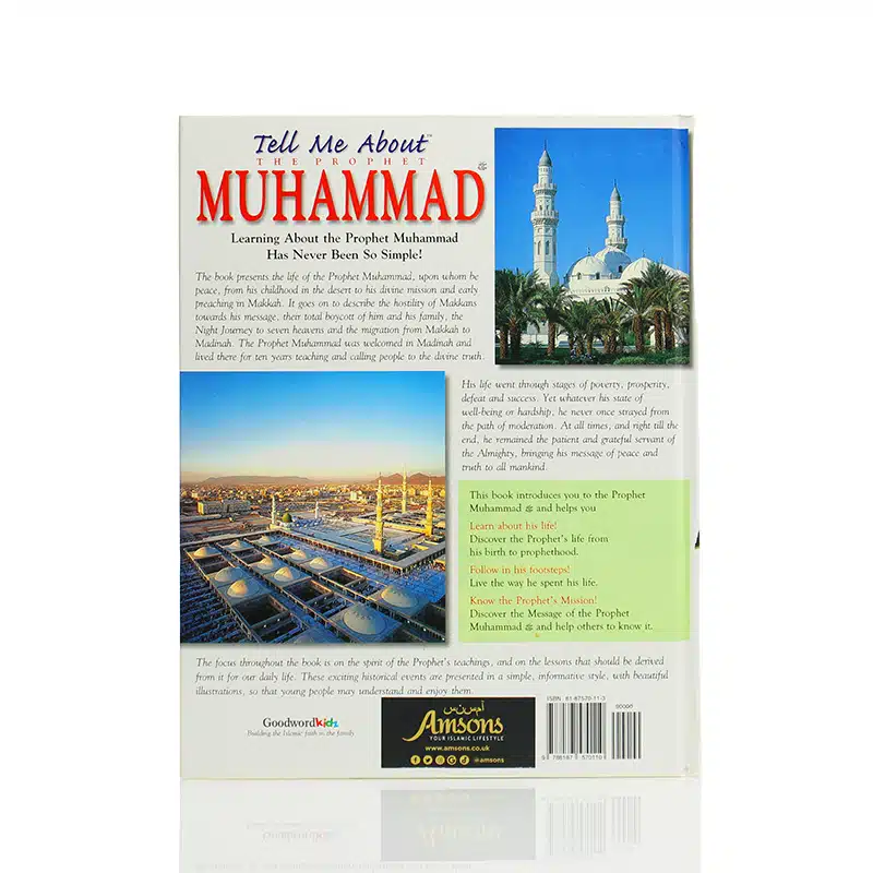 Tell Me About The Prophet Muhammad Hard Back Book