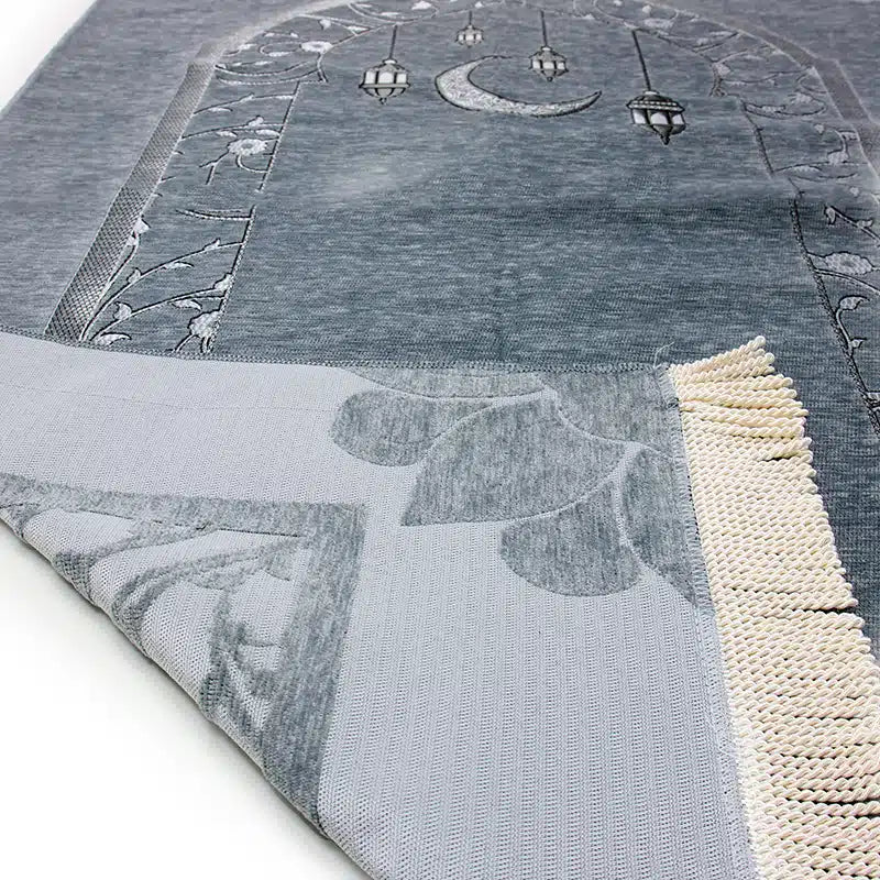 Grey Moon Design Prayer Mat