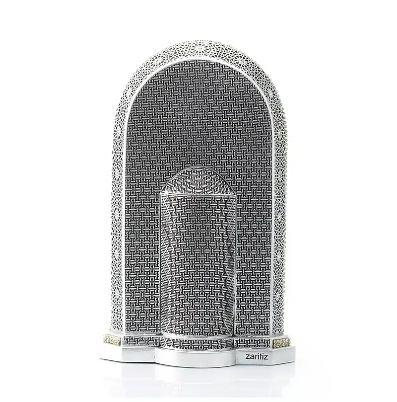 Curved Clock Silver (3386)