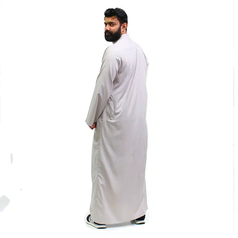 Detail Collar Grey Thobe 962-3