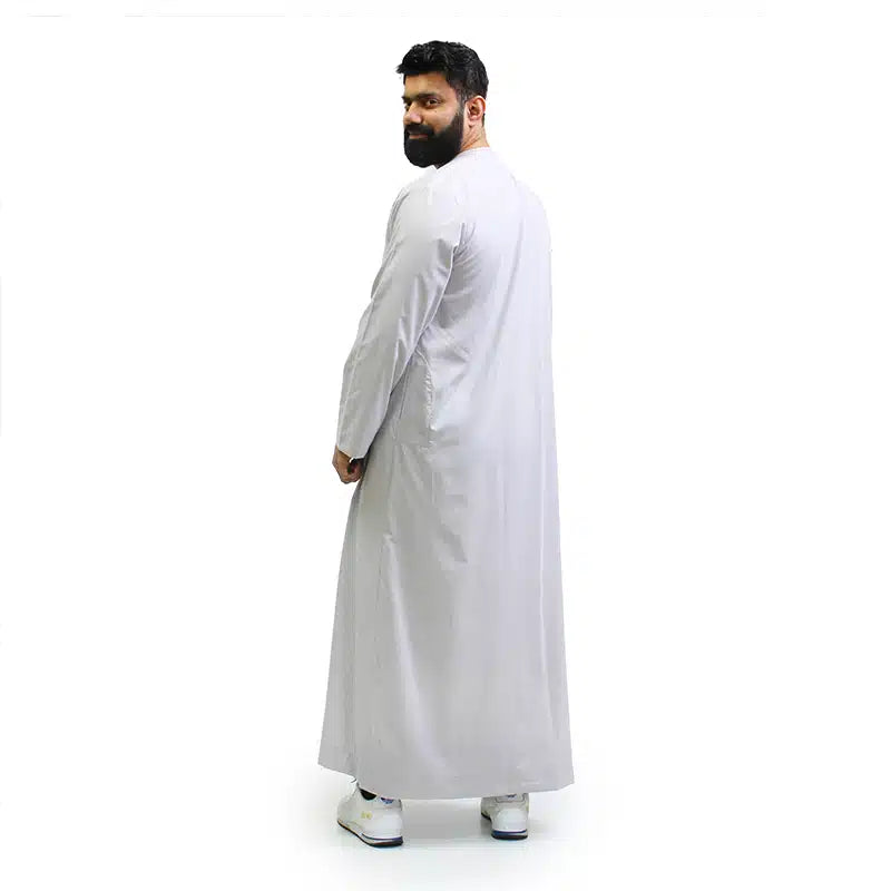 Omani Padded Grey Thobe 1511-17