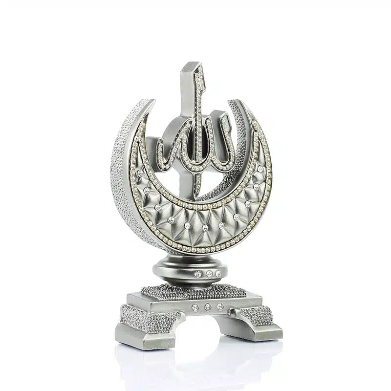 Allah & Muhammad Silver Small Ornament 2762
