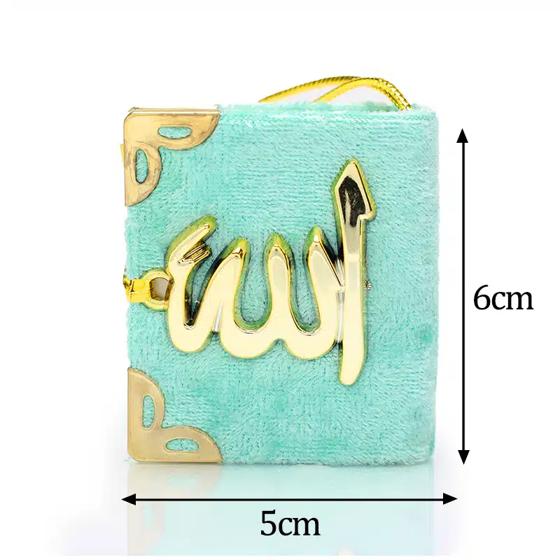 Quran Hanger Mint With Gold Accent