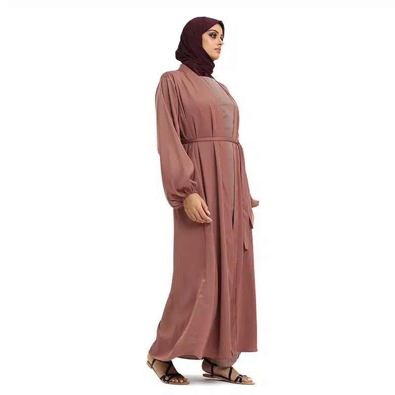 Nadia Elasticated Sleeved Rose Kimono