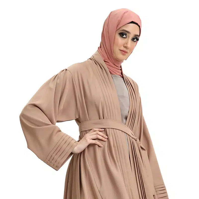 Sumiyyah Belted Nude Kimono