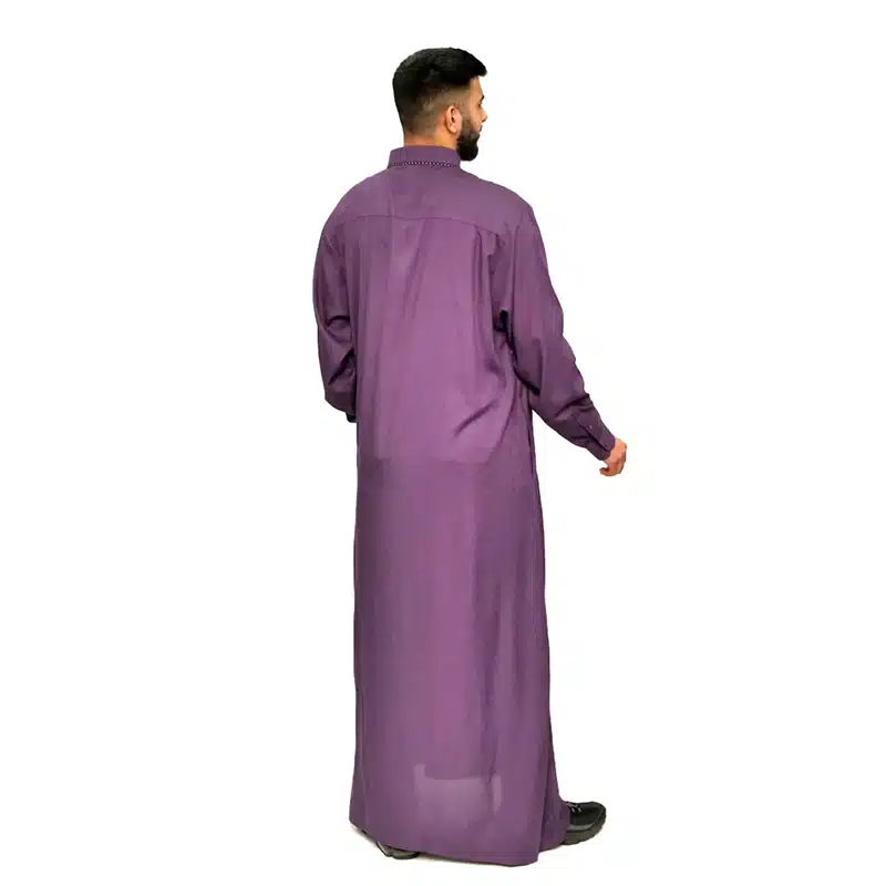 Men's Tuxedo Collared Lilac Thobe 632- 2