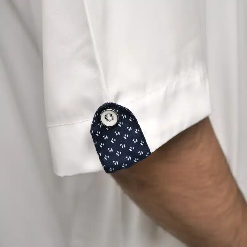 Men's Half Sleeved White Thobe 819