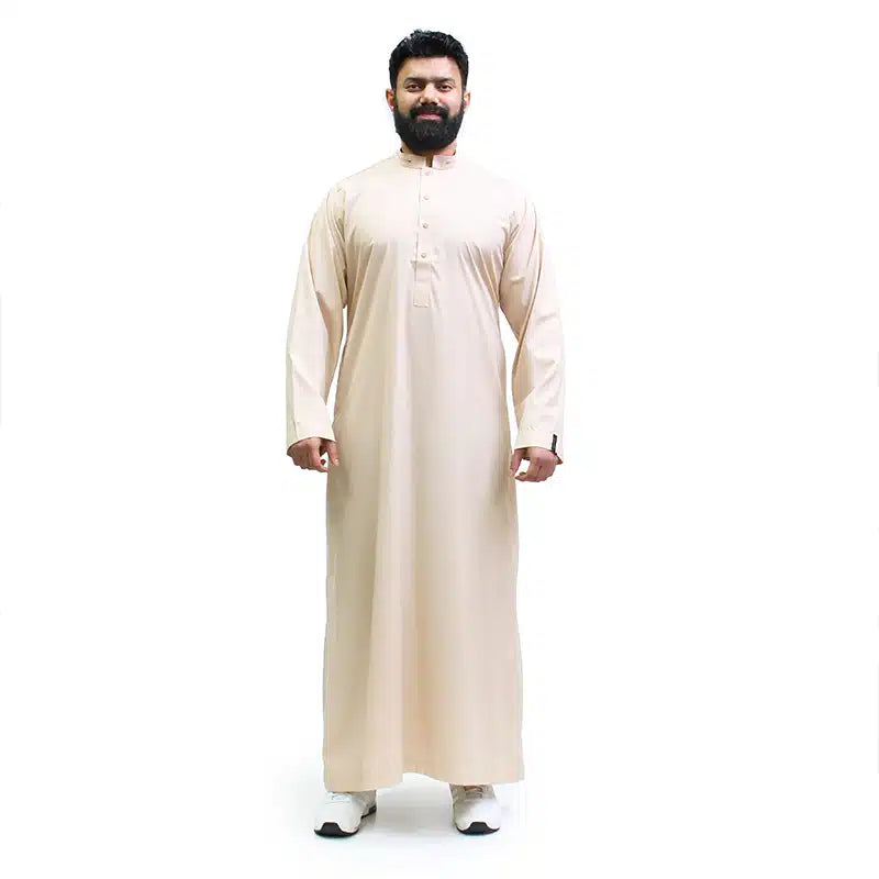 Detail Collar Cream Thobe 962-2