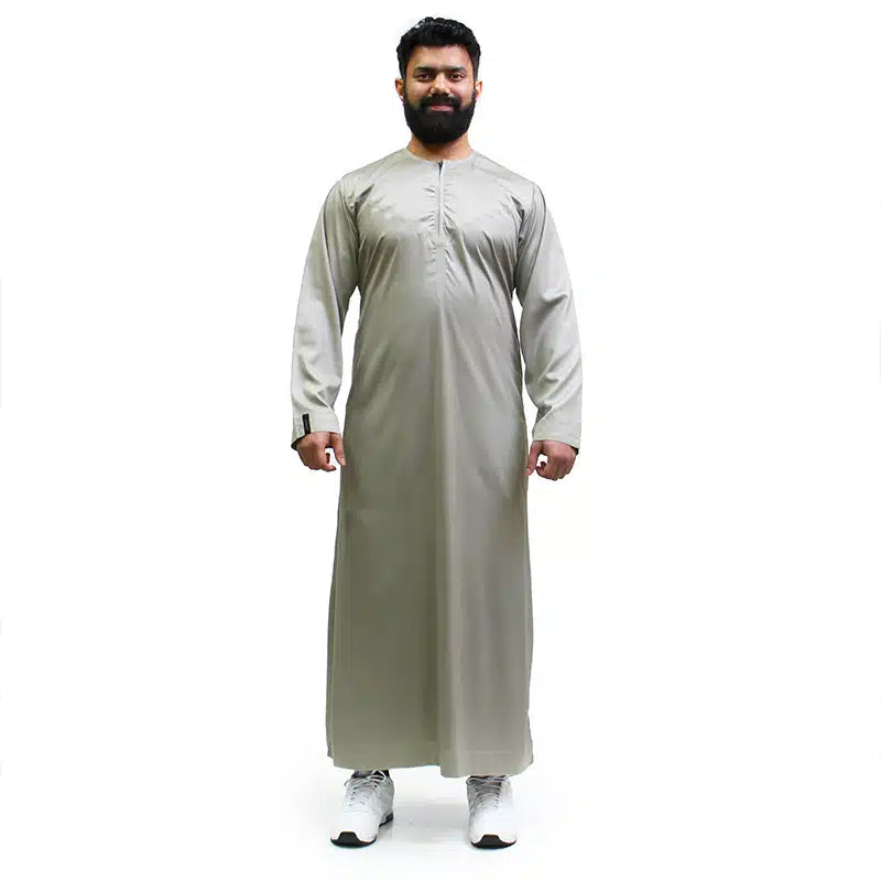 Omani Satin Light Green Thobe 1501-17