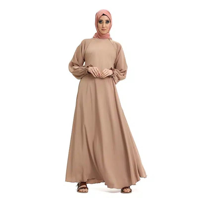 Women's Umbrella Camel Abaya - AM233-17