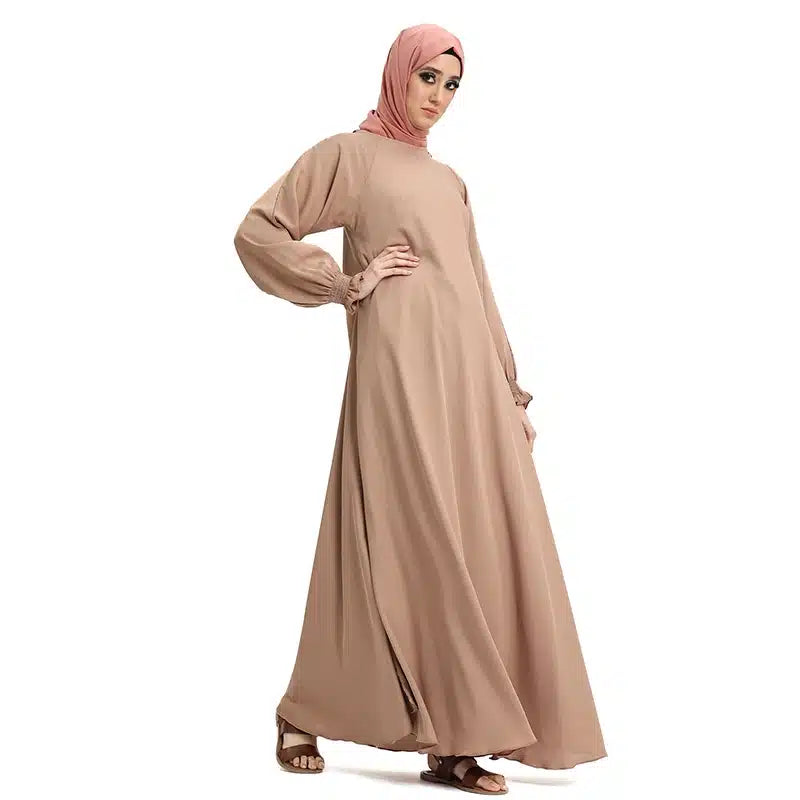 Women's Umbrella Camel Abaya - AM233-17