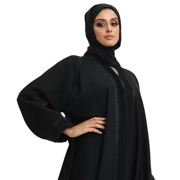 Sana Emirati Black Abaya