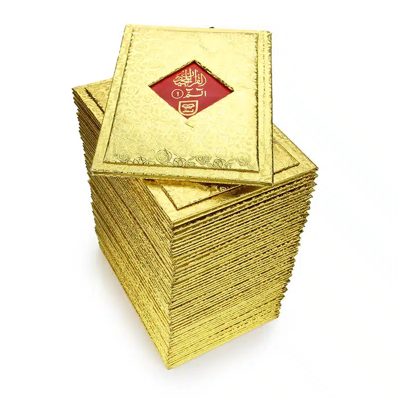 Hard Back Gold 30 Juzz Quran Set 500S Urdu Translation