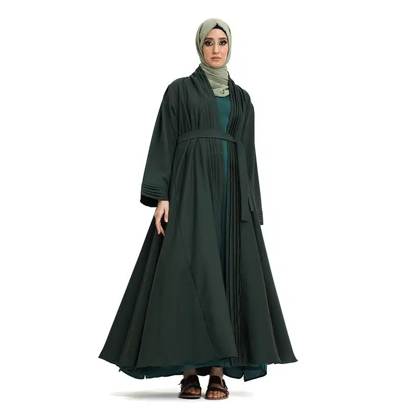 Sumiyyah Belted Forest Green Kimono