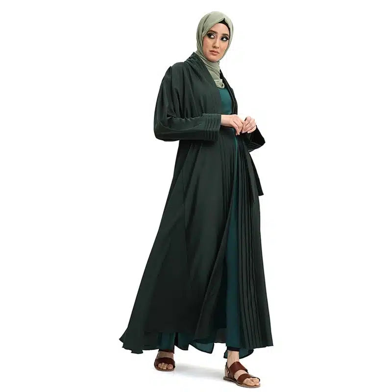 Sumiyyah Belted Forest Green Kimono