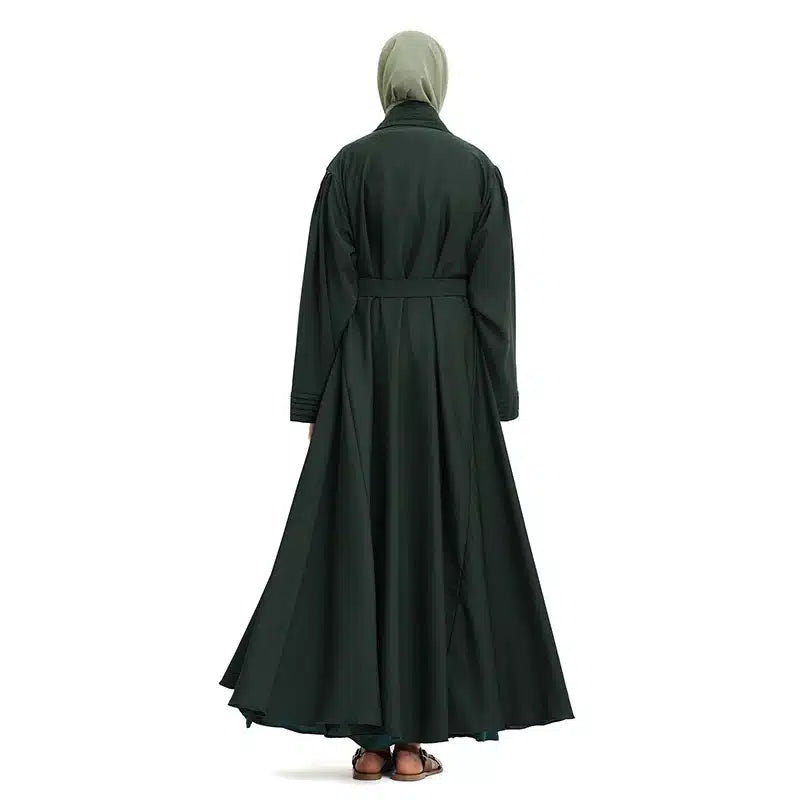 Sumiyyah Belted Forest Green Kimono