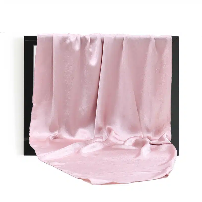 Silk Textured Blush Pink Hijab