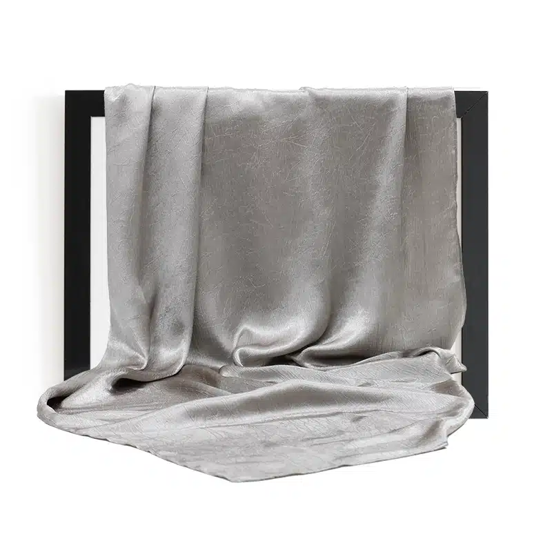 Silk Textured Grey Hijab