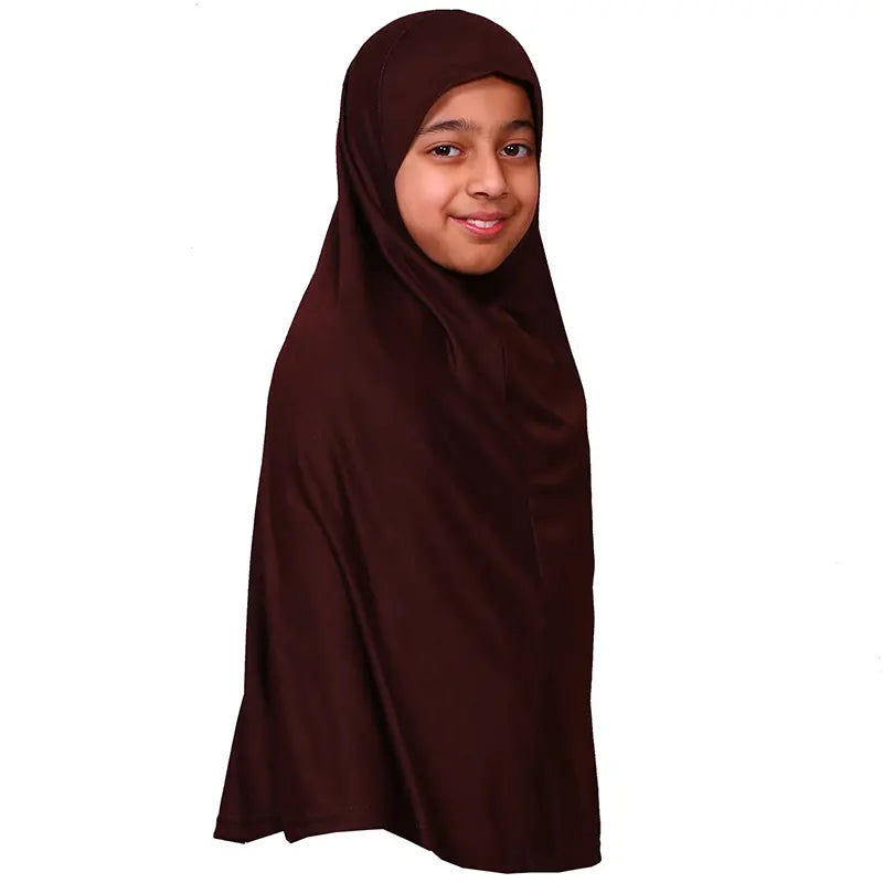 Chocolate Girls Hijab - XL/2XL/3XL