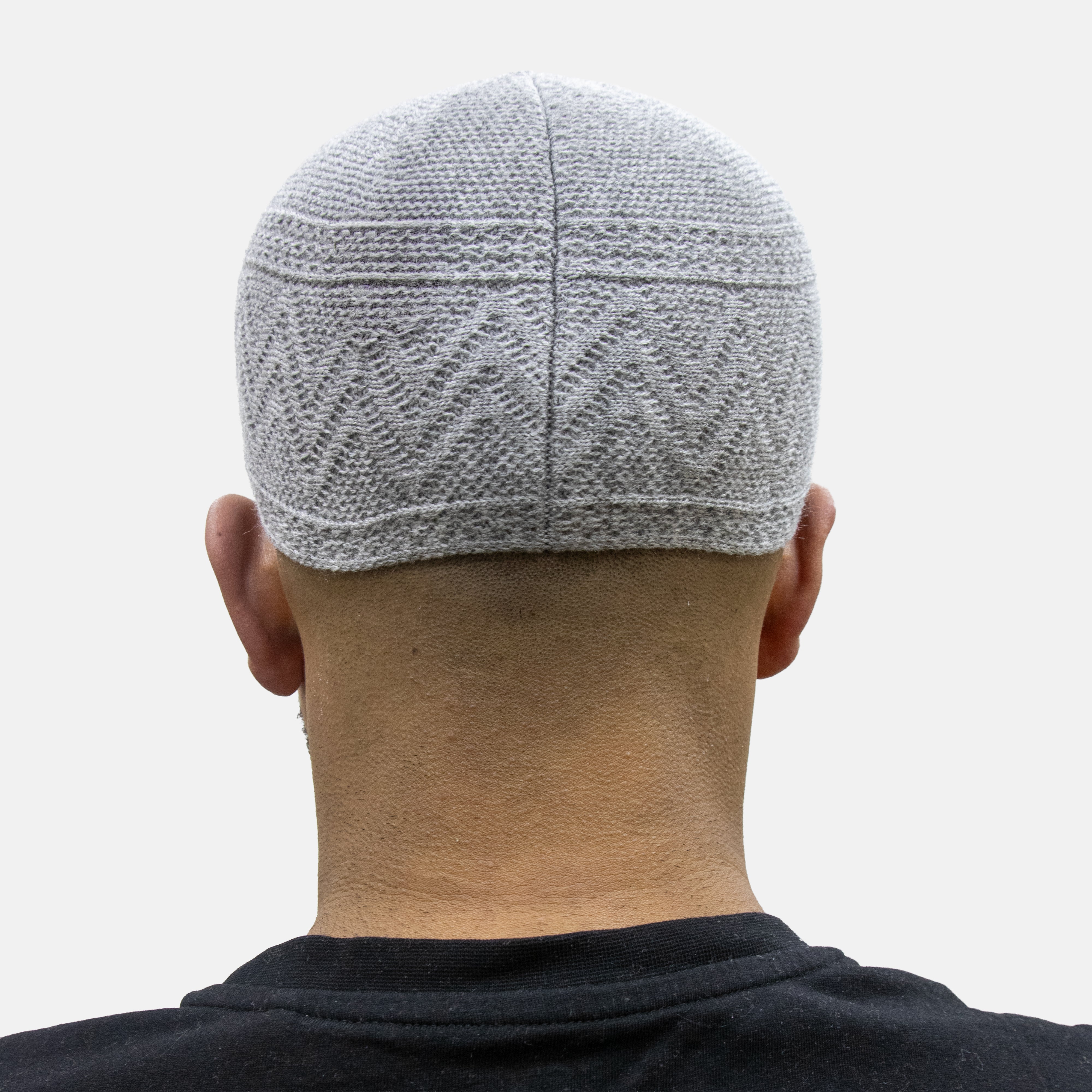 Mens Soft Chenille Prayer Hat Grey