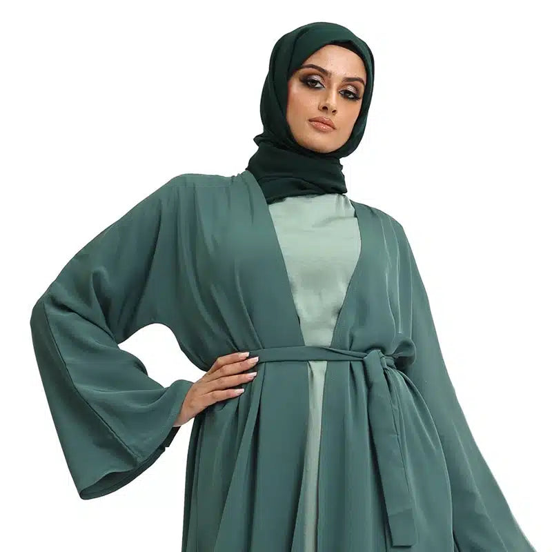 Naima Basic Light Teal Kimono