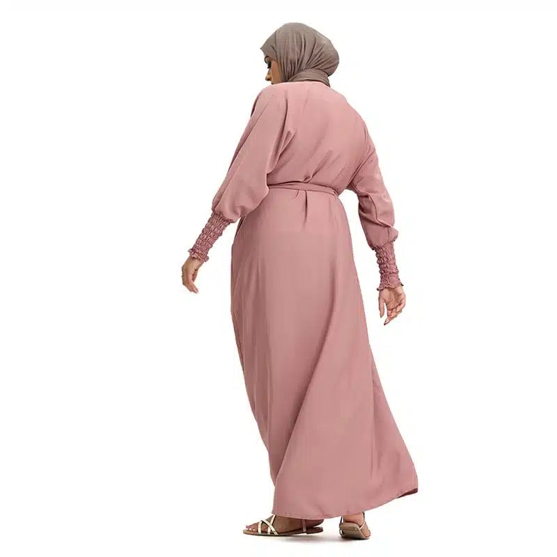 Elasticated Sleeve Blush Kimono