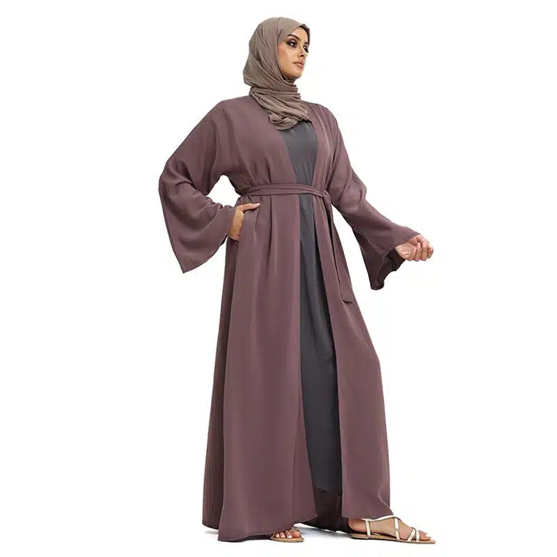 Naima Basic Mauve Kimono