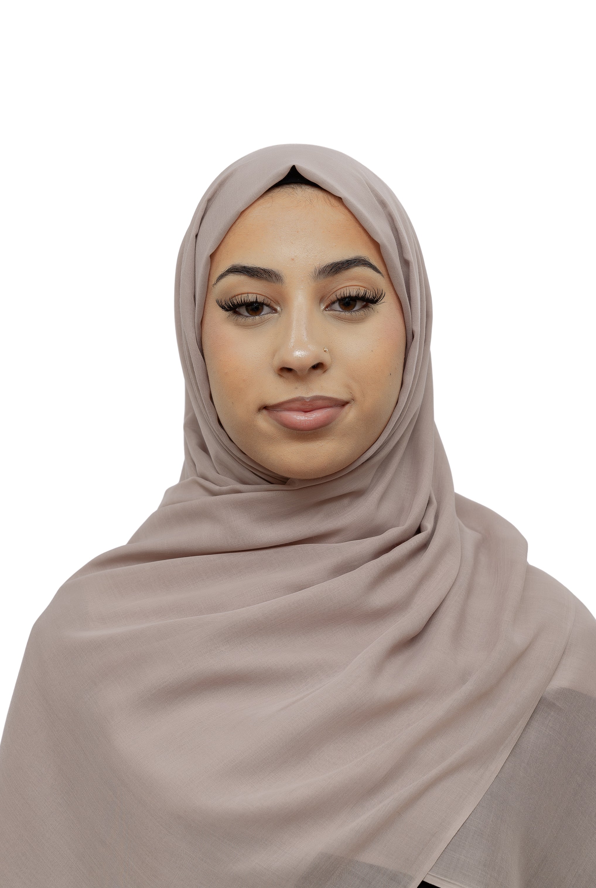 Exclusive Cotton Hijab Mink Col 123