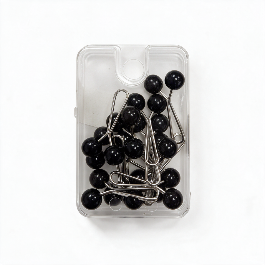 12 Pieces Hijab Clips Black