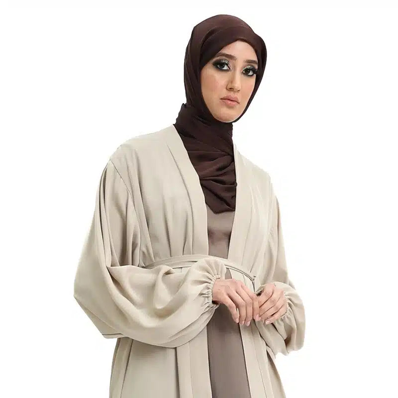 Nadia Elasticated Sleeved Ivory Kimono