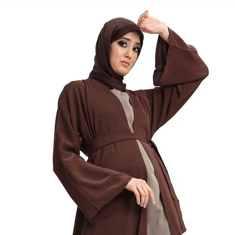Naima Basic Chocolate Kimono