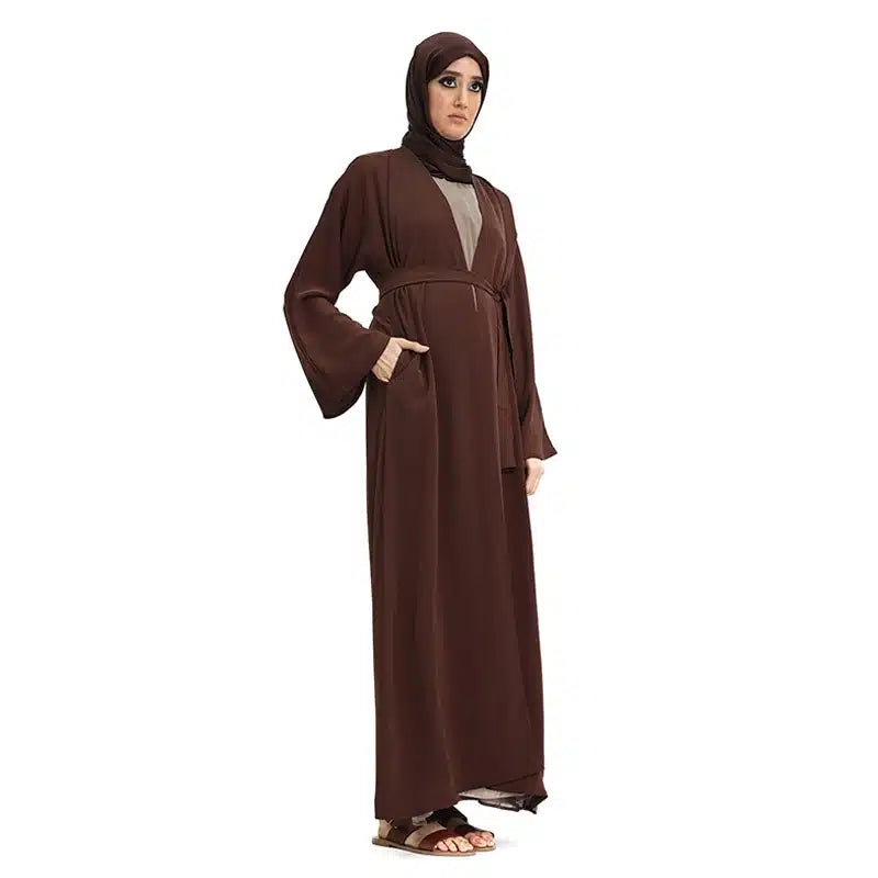 Naima Basic Chocolate Kimono
