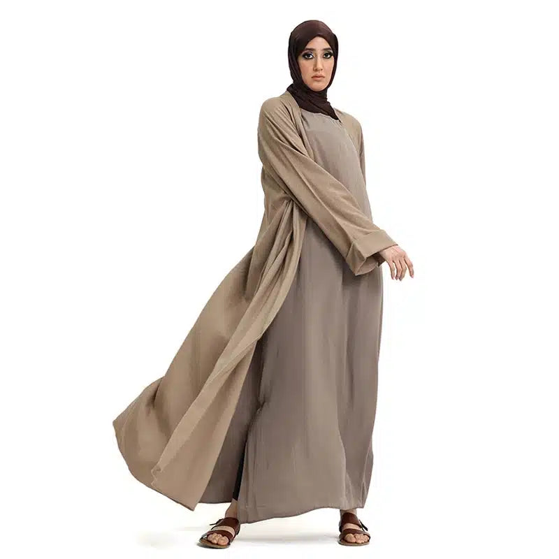 Caramel Linen Fabric Kimono