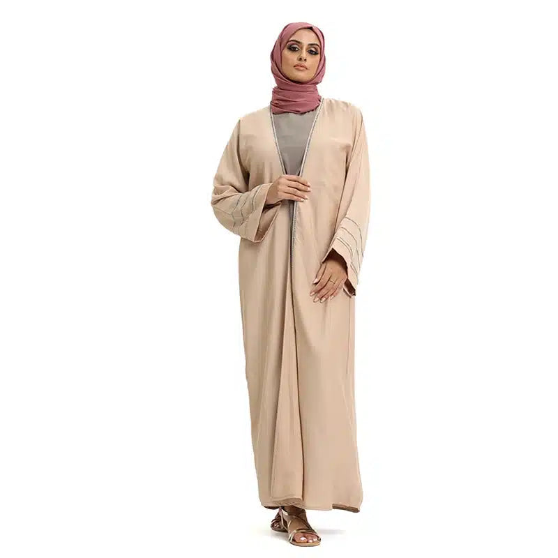Eliya Sequenced Beige Kimono