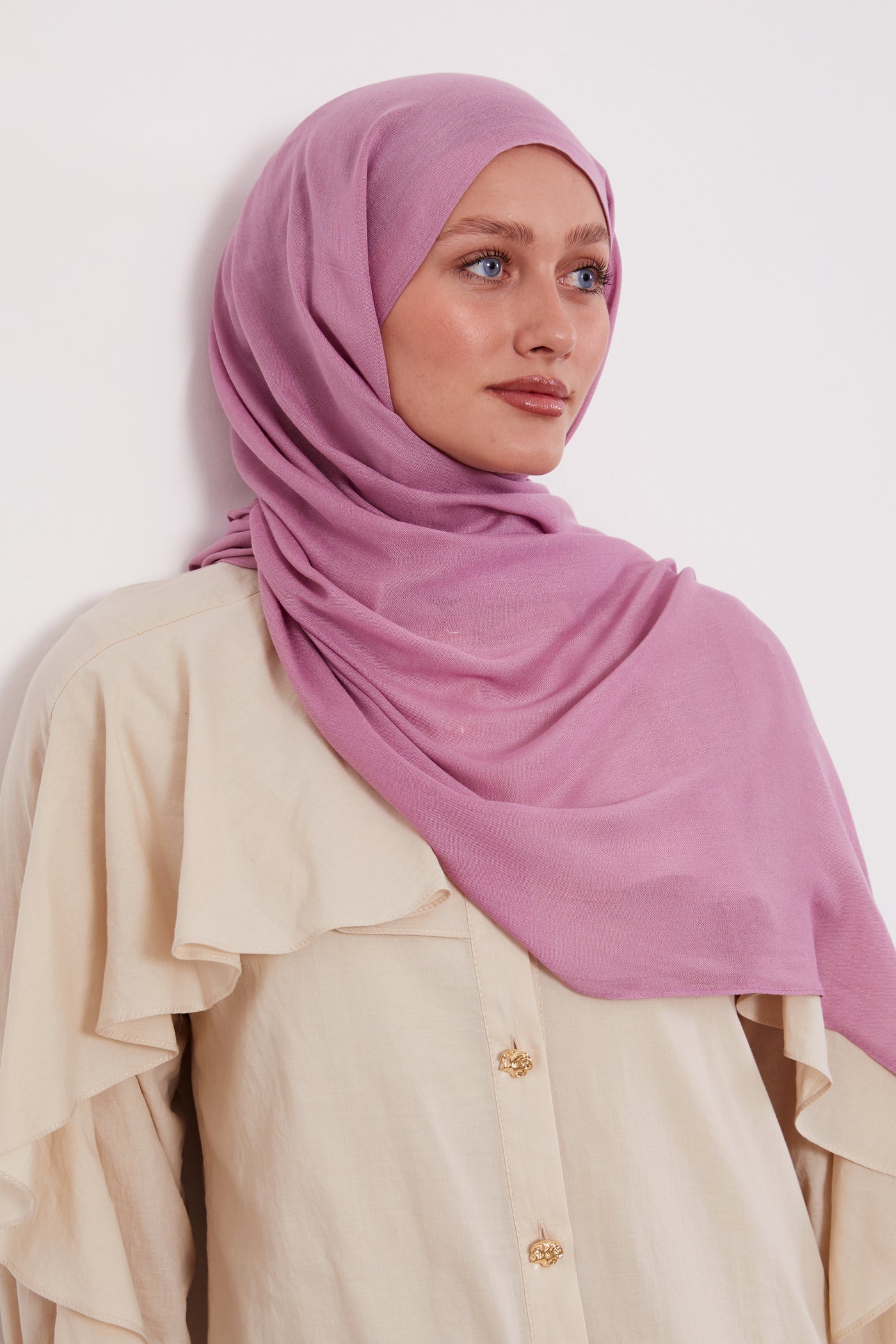 Modal Hijab Pink Col 14