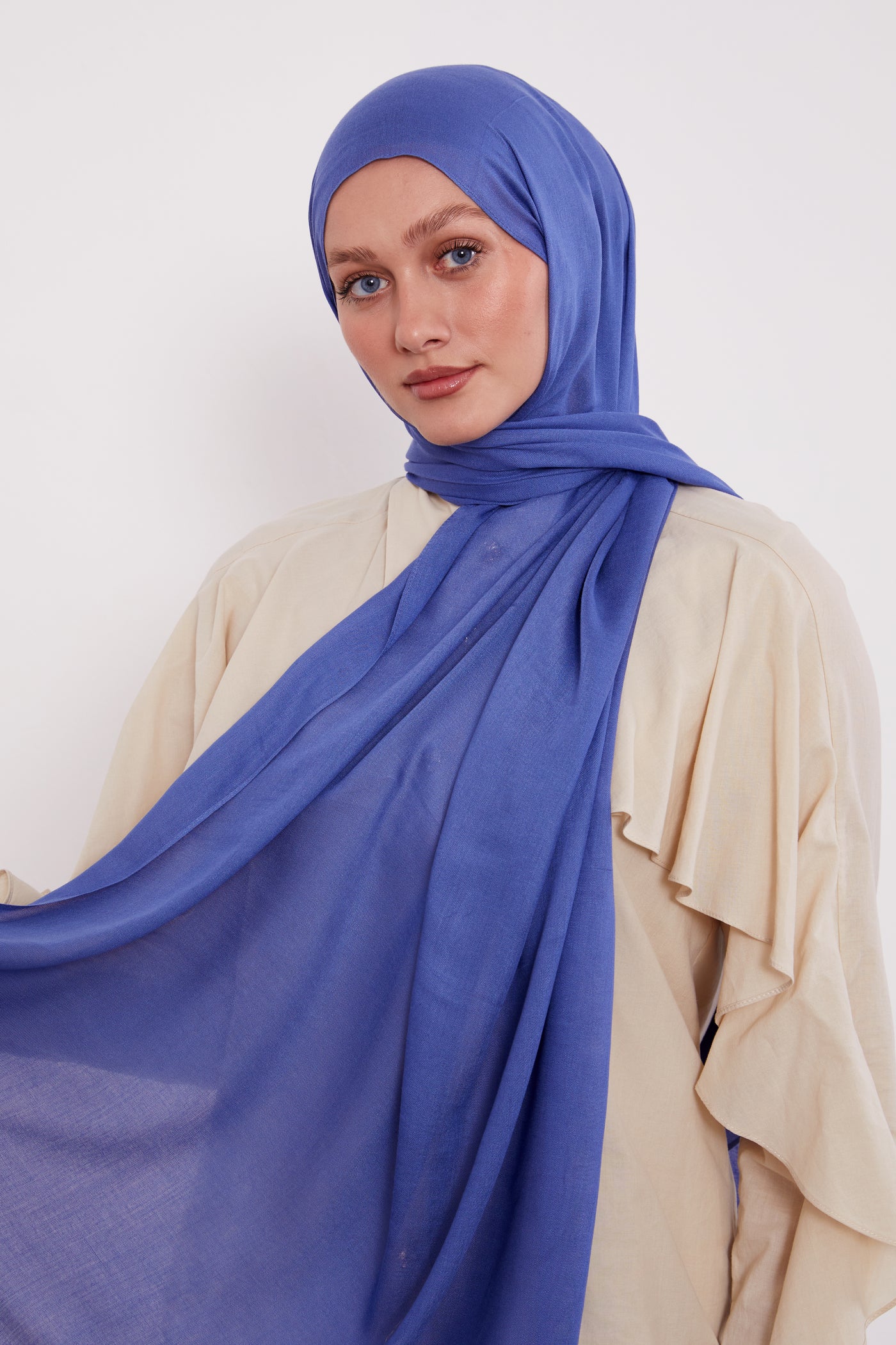 Modal Hijab Royal Blue Col 9