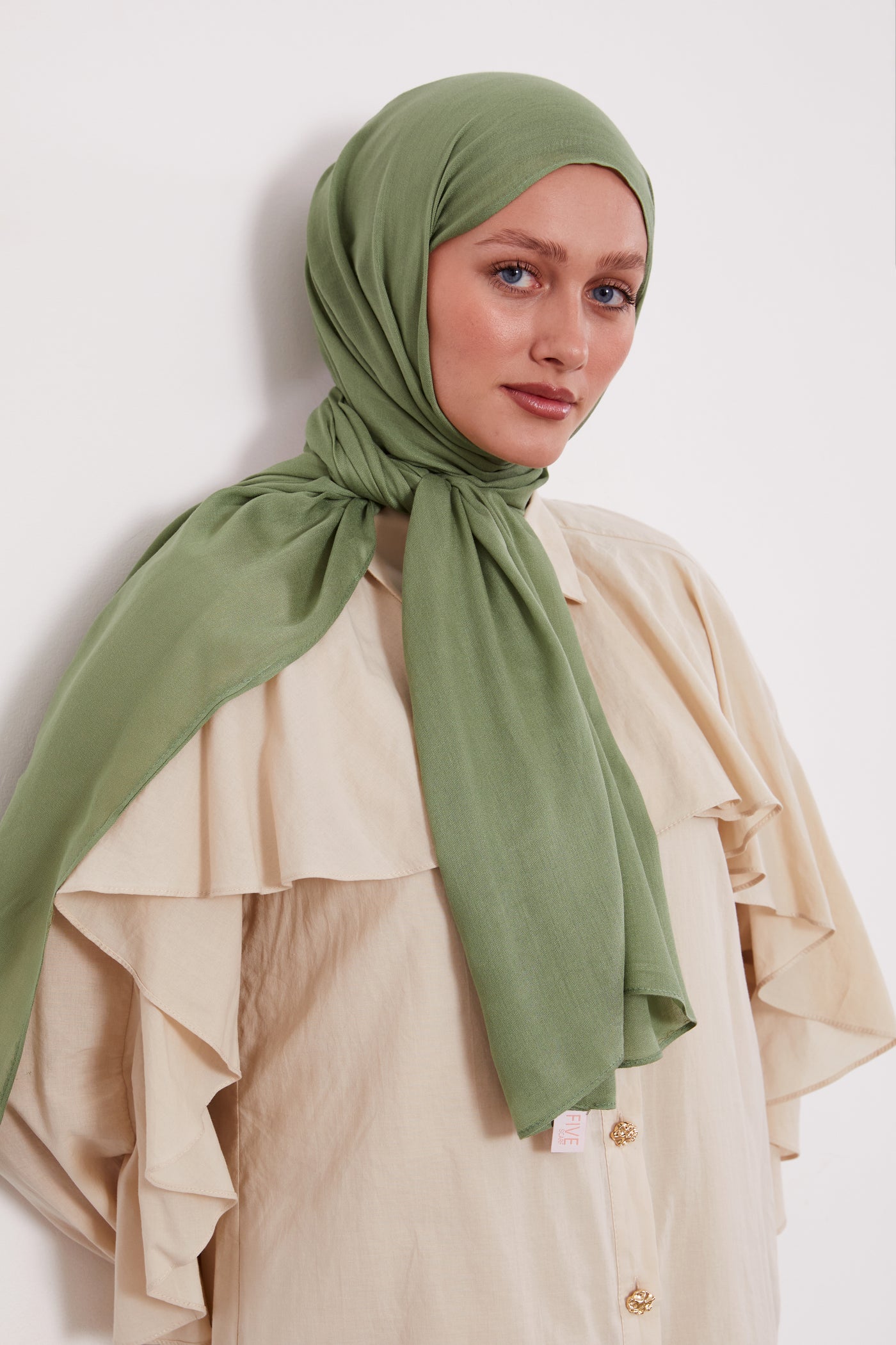 Modal Hijab Green Col 13