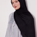 Modal Hijab Black Col 1