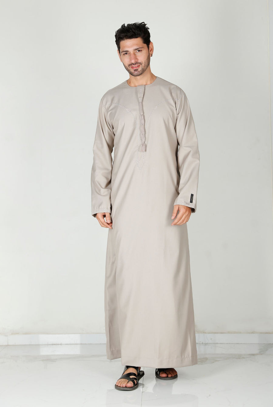 Tasselled Thobe Mocha 114 Col 5