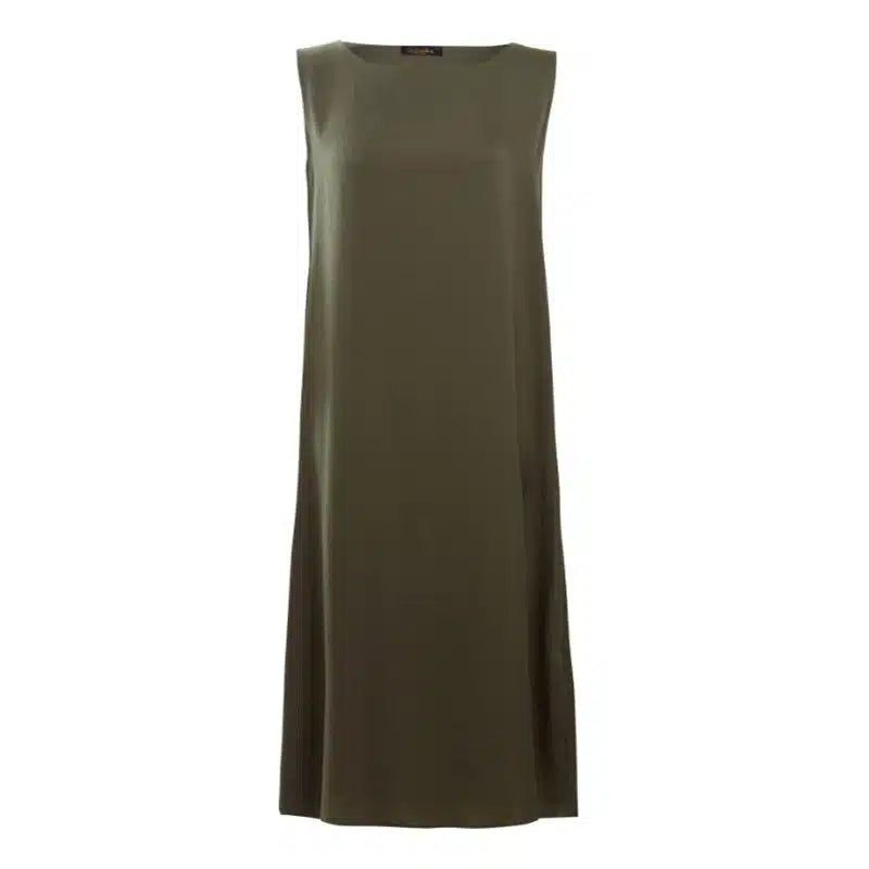 Olive Abaya Slip Dress