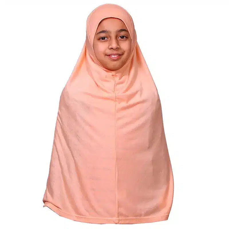 Peach Girls Hijab - XL/2XL/3XL