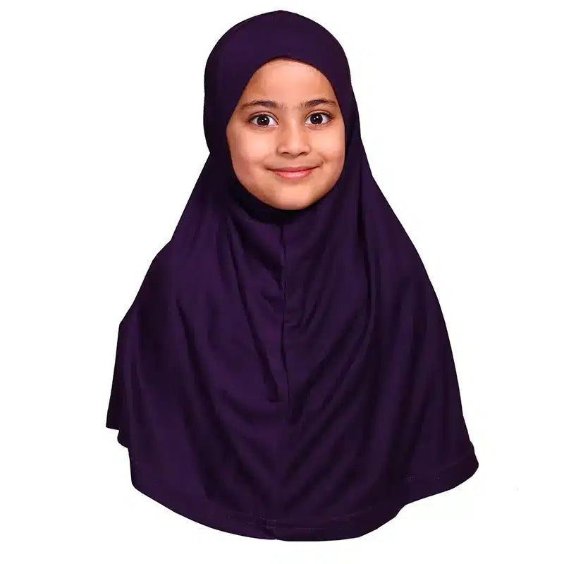 Plum Girls Hijab - Small Size