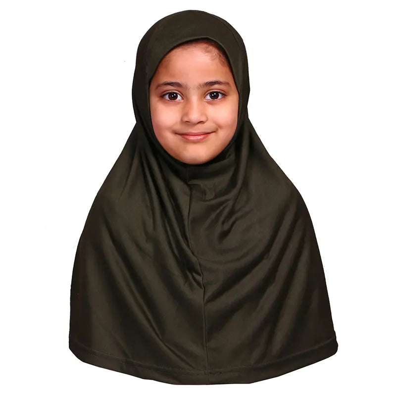 Olive Girls Hijab - Small Size