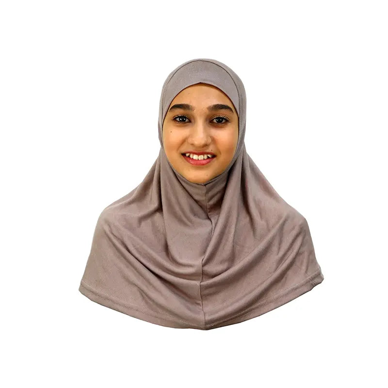 Dusty Rose Girls Hijab - Medium Size
