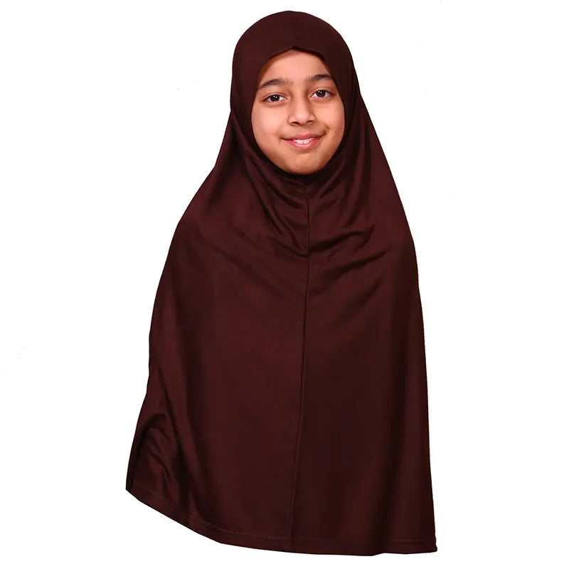 Chocolate Girls Hijab - XL/2XL/3XL