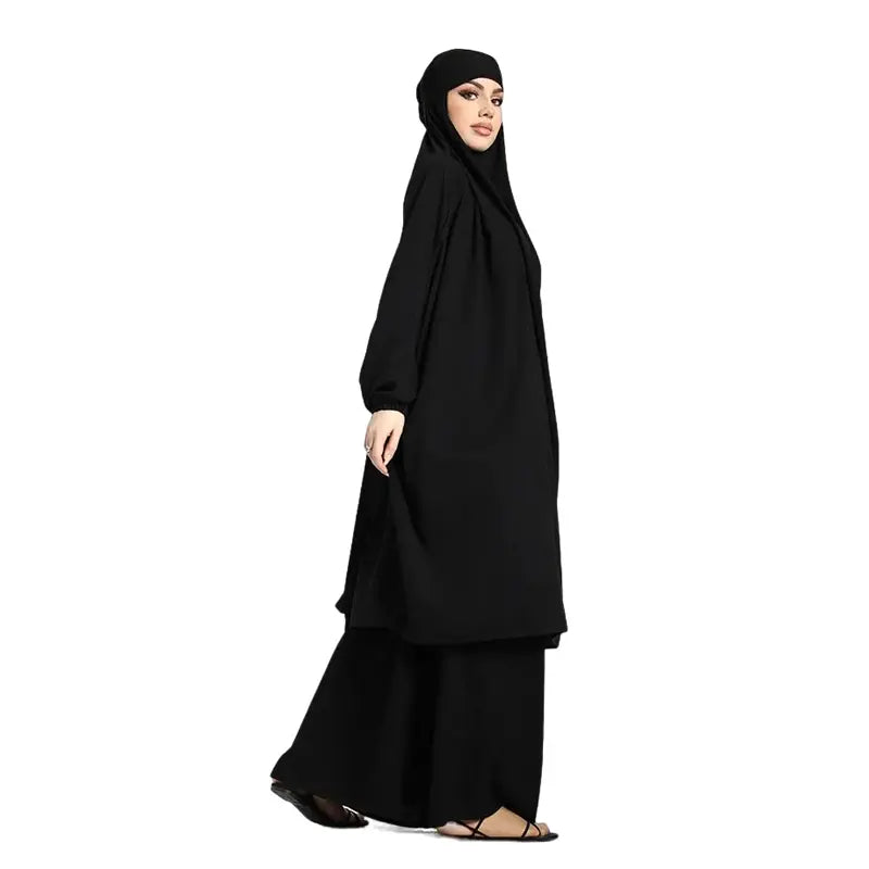 Two Piece Black Jilbab
