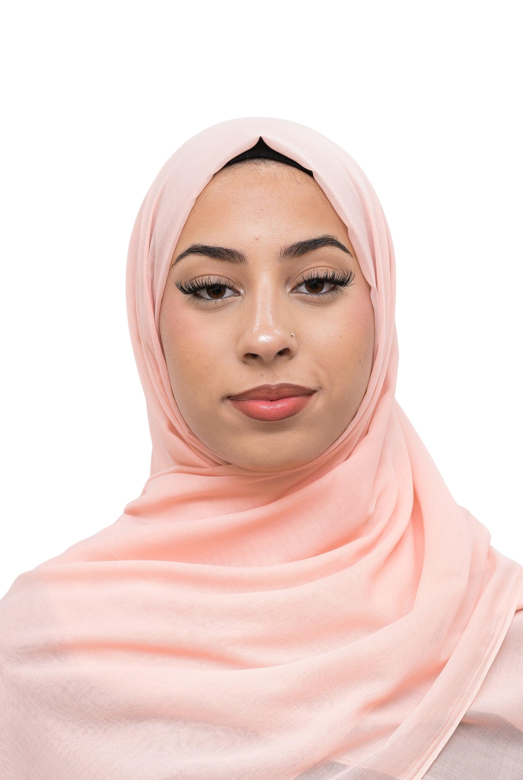 Exclusive Cotton Hijab Baby Pink Col 11